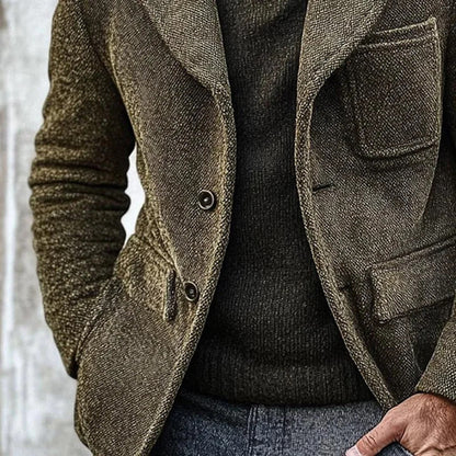 Autumn And Winter New Men's Retro Coat