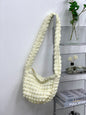 Women's Fashion Casual Rhombus Pleated Crossbody Bag