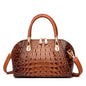 Leather Shell One-shoulder Messenger Women's Handbag