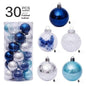 Christmas Decorations 6CM Painted PET