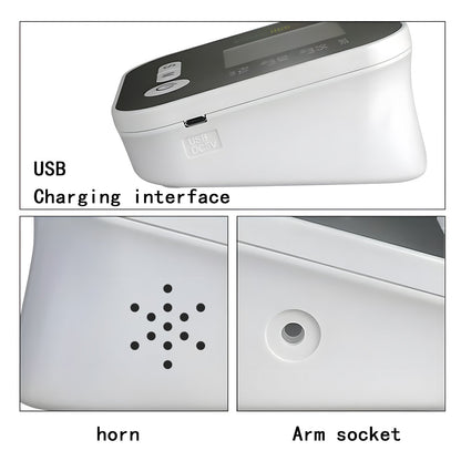2025 Digital Automatic Blood Pressure Monitor Upper Arm BP Machine Heart Rate-UK