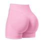 High Waist Yoga Shorts Tight Hip Raise Seamless Quick-drying Pants For Sports Fitness