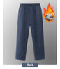 Men New AutumnWinter Fleece Lined Padded Norwegian Style Thermal Pants In American And European Sizes