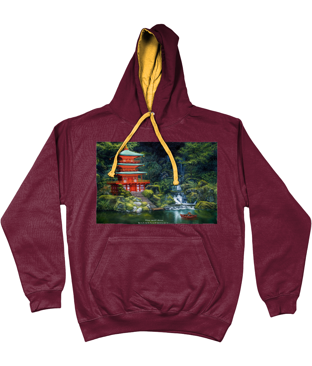 ASLAN Hoodie two tone-Grey Various Colours and Sizes