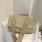 Women's Korean Style Pleated Tote | Large Shoulder Bag