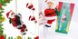 Electric Santa Claus Climbing Ladder Plastic