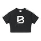 Women's Cooling Performance Crop Top - Taped Gym Crop Top | BRACE