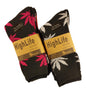 10 Pairs Leaf Comfort Fit Socks Ultra-Smooth Flat Toe Seam Cotton-Rich Assorted Styles UK 6-11 EUR 39-45 by Sock Stack