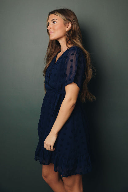 Georgie Swiss Dot Wrap Dress