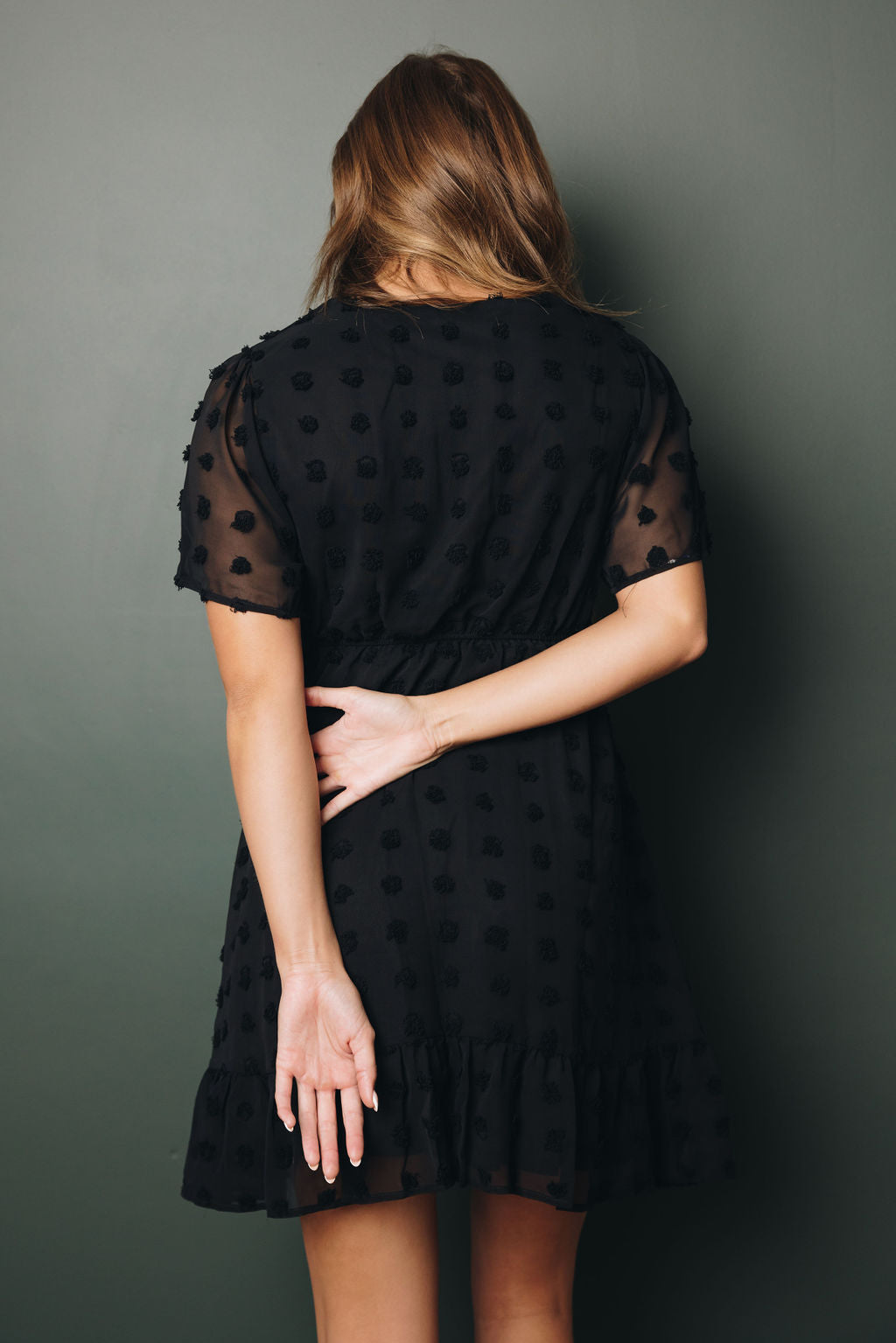 Georgie Swiss Dot Wrap Dress