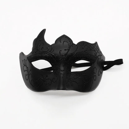 Party Bar Masquerade Flat Head Half Face Spray Paint