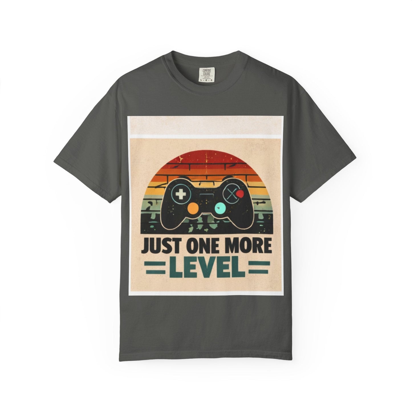 Retro Video Game Controller Just One More Level T-Shirt | Gamer Tee