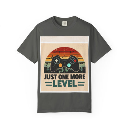 Retro Video Game Controller Just One More Level T-Shirt | Gamer Tee