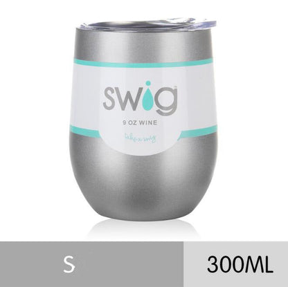 hot drink cups 9 унц. the egg in the form of a 304 stainless steel drink Tumber mug lid wine beer vacuum thermos cup