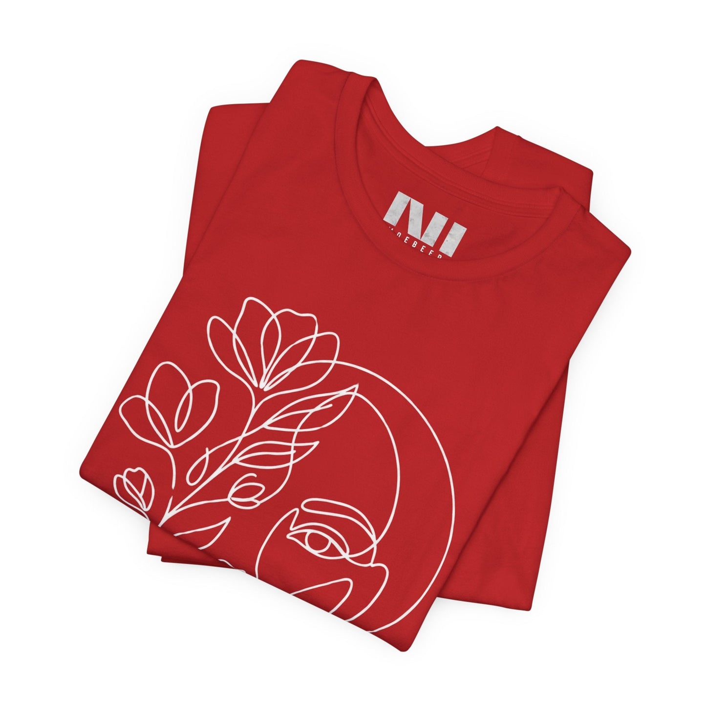 Floral Face T-Shirt