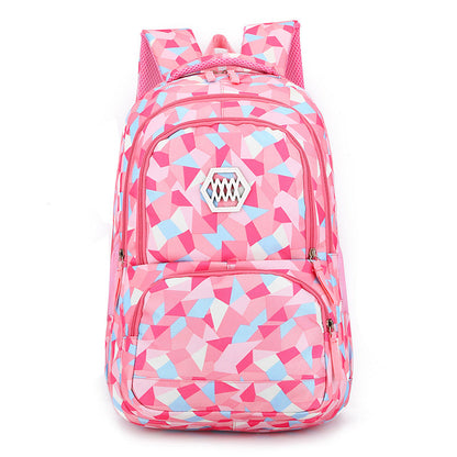 Natural Fish Girls Shoulder Backpack Pupils 3-4-6 Years Old 8-12 Years Old
