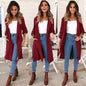 Women's long trench coat jacket