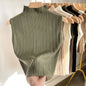 Women's Korean-style Half Turtleneck Knitted Inner Match Vest