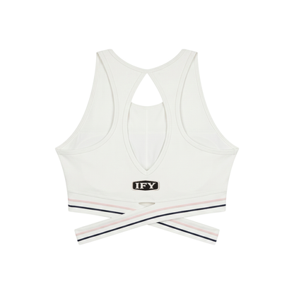 Women’s Criss-Cross Band Sports Bra