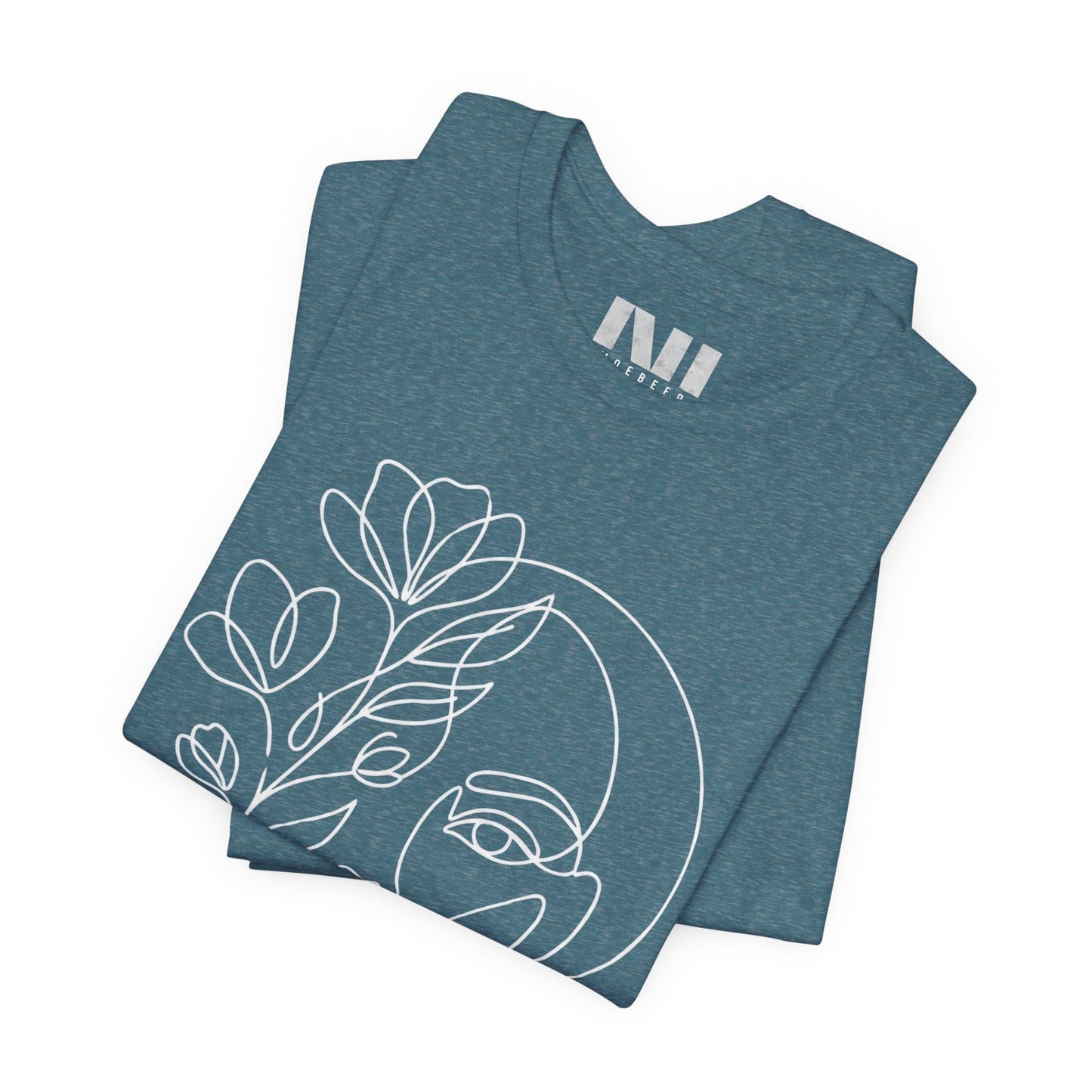 Floral Face T-Shirt