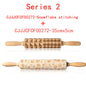Rolling Pin Christmas Embossing