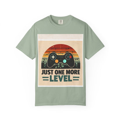 Retro Video Game Controller Just One More Level T-Shirt | Gamer Tee