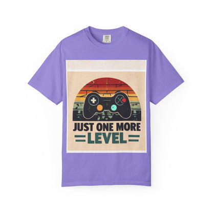 Retro Video Game Controller Just One More Level T-Shirt | Gamer Tee