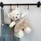 Creative Teddy Bear Chain Plush One Shoulder Messenger Bag
