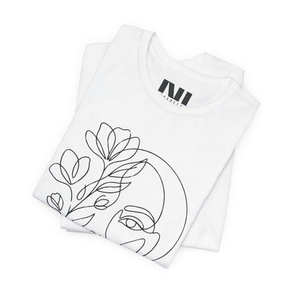 Floral Face T-Shirt
