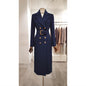 New fashion style long thick woolen coat