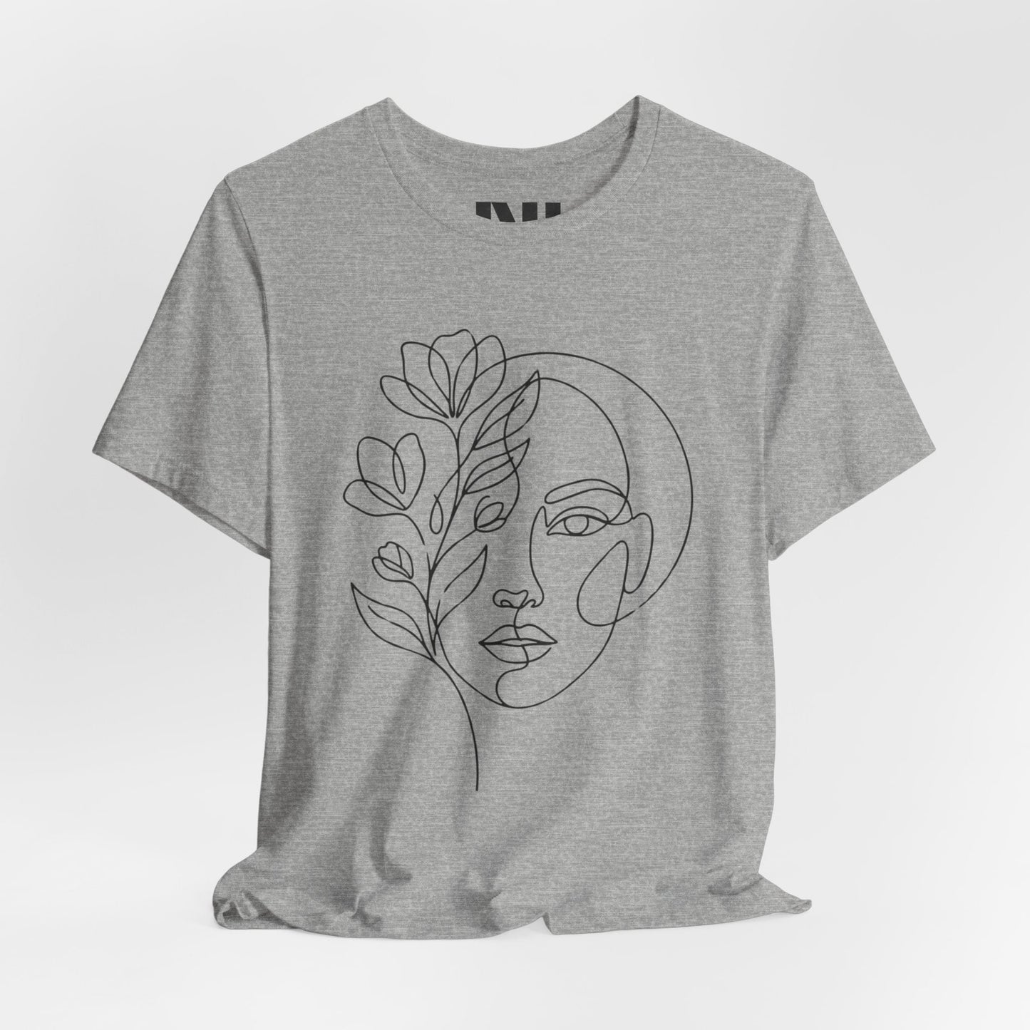 Floral Face T-Shirt