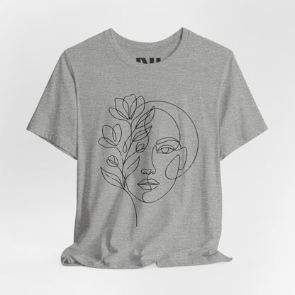 Floral Face T-Shirt