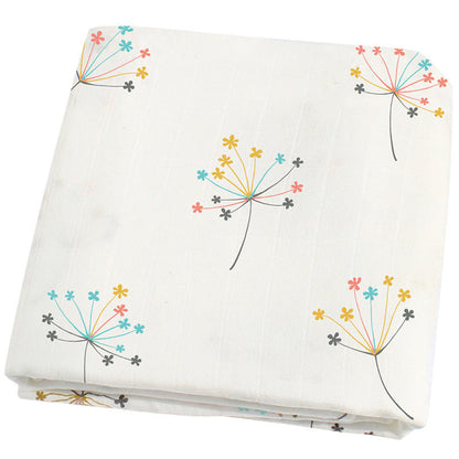 Organic cotton cloth baby swaddled baby blanket