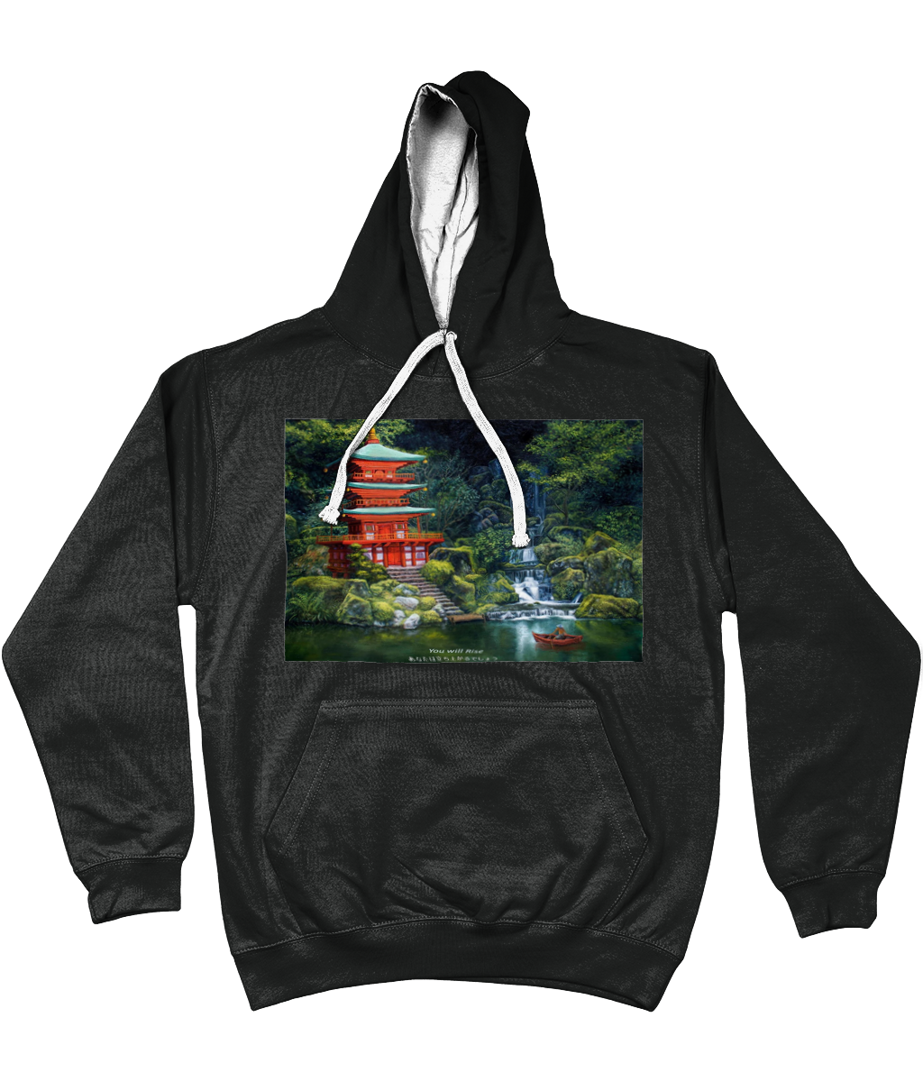 ASLAN Hoodie two tone-Grey Various Colours and Sizes
