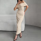 Warm Thermal Fleece Base-layer Tight-fitting Hip-hugging Long Skirt