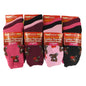 12 Pack Womens Thermal Winter Socks Extra Warm for Cold Weather High Insulation with 2.3 Tog Rating Perfect for Work Boots and Outdoor Activities by Heatwave Thermalwear