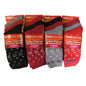 12 Pack Womens Thermal Winter Socks Extra Warm for Cold Weather High Insulation with 2.3 Tog Rating Perfect for Work Boots and Outdoor Activities by Heatwave Thermalwear