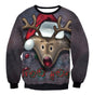 UGLY CHRISTMAS SWEATER Vacation Santa Elf Funny Womens Men Sweaters Tops Autumn Winter Clothing