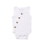 Newborn Baby Solid Bodysuit Kids Clothes Boys Girl Jumpsuit