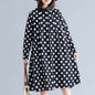 Loose long sleeve mid-length shirt