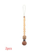 Baby Products Soothing Beech Wood Clip Pacifier Chain