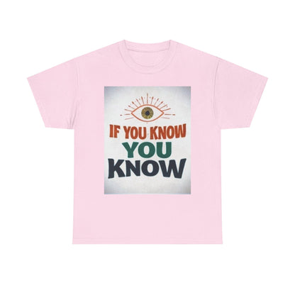 If You Know You Know Retro Eye Tee | Vintage Graphic T-Shirt