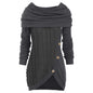 Pile pile collar hooded sweater