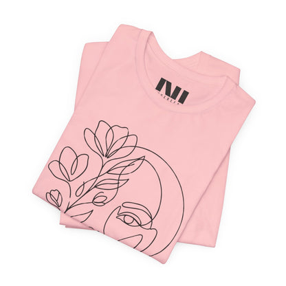 Floral Face T-Shirt