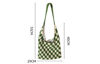 Artistic Style Wool Woven Bag Women's