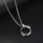Hip Hop Titanium Steel Chain Necklace - Black O Chain 60cm - Men's Fashion Jewelry