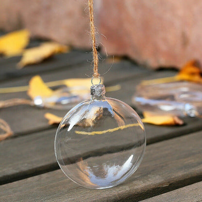 Transparent christmas ball