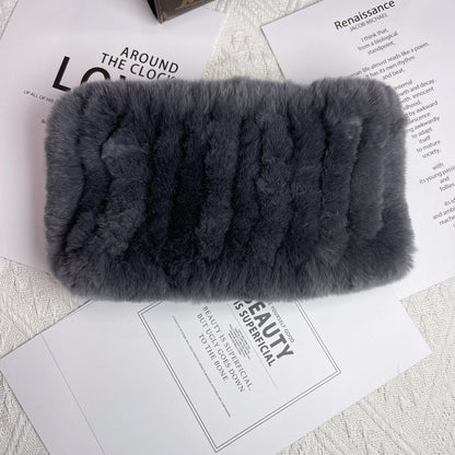 Women's Versatile Fur Snood Warm Scarf