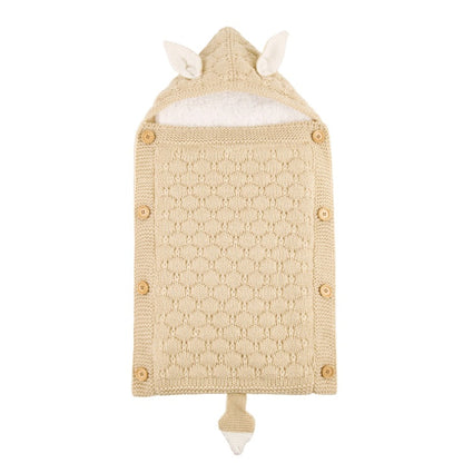 Premium Baby Sleeping Bag - Soft Lamb Cashmere Lined Infant Sleep Sack | Warm & Cozy Newborn Swaddle Blanket