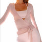 Solid Color Long Sleeved Sports Top